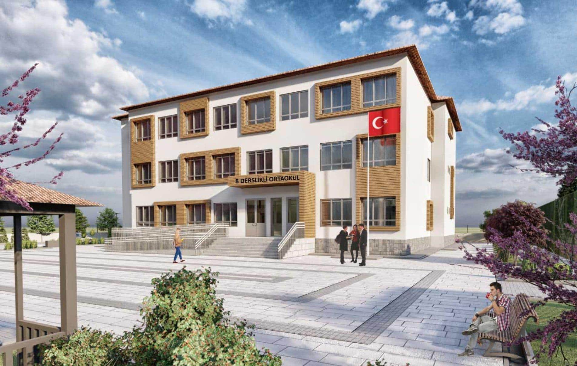Malatya Akçadağ 8 Derslikli İlkokul Uygulama Projeleri